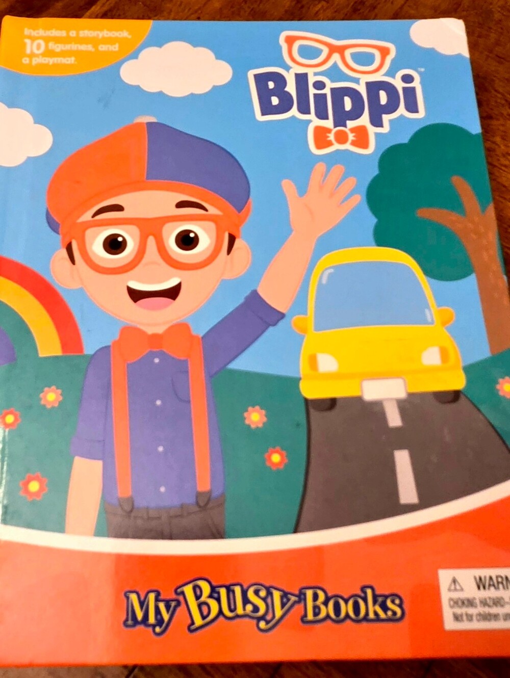 Blippi My Busy Books 9 Figurines And Playmat